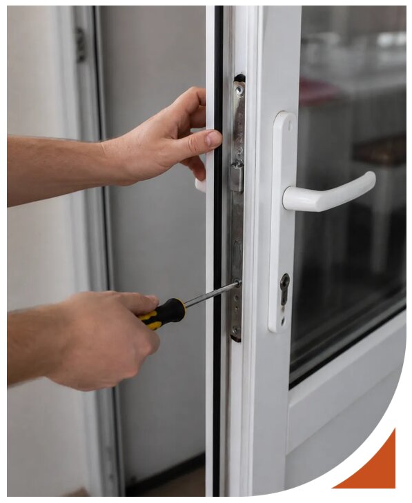 Профессиональный ремонт замка пластиковой двери в Краснотурьинске